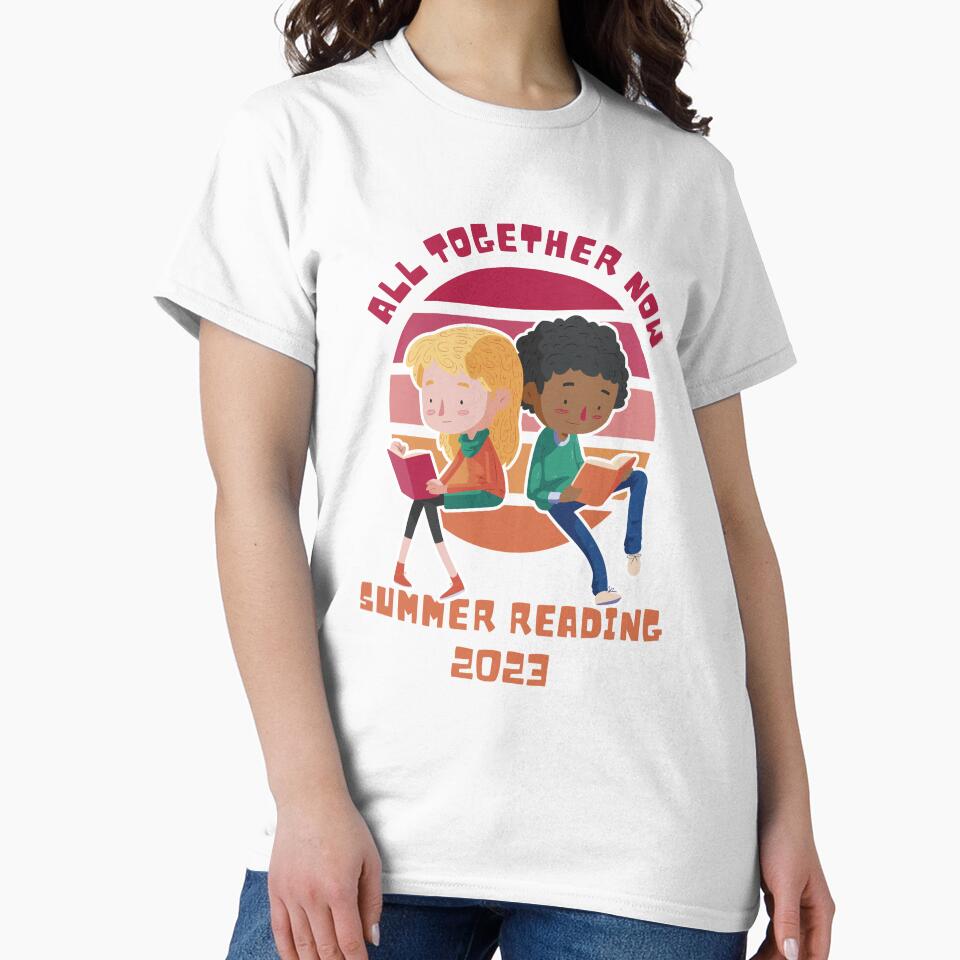 Copy of Summer Reading All Together Now 2023 Library Books by saied-DGI Unisex , , , Long Sleeve Tee