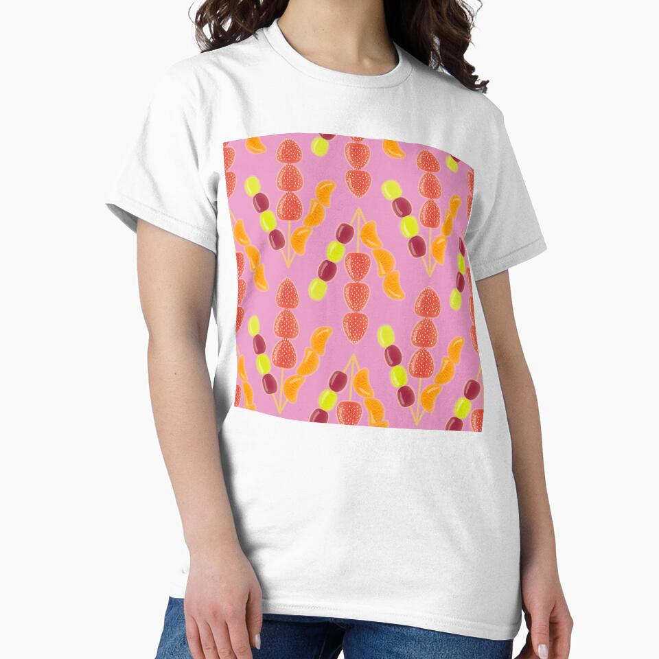 Tanghulu - Cotton Candy by MelnDesign Unisex , , , Long Sleeve Tee