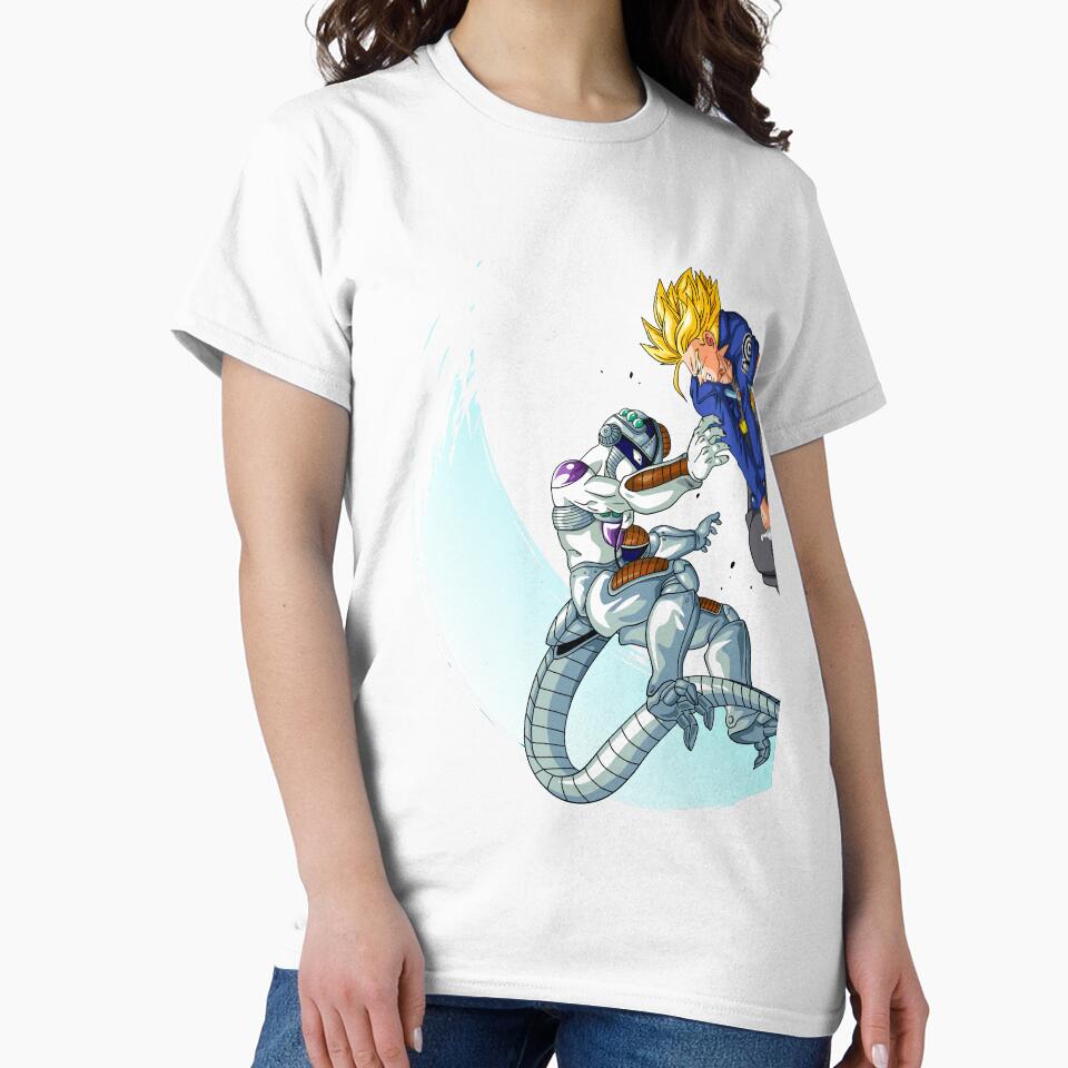 Future Trunks Destroys Frieza by AnzDigital Unisex , , , Long Sleeve Tee