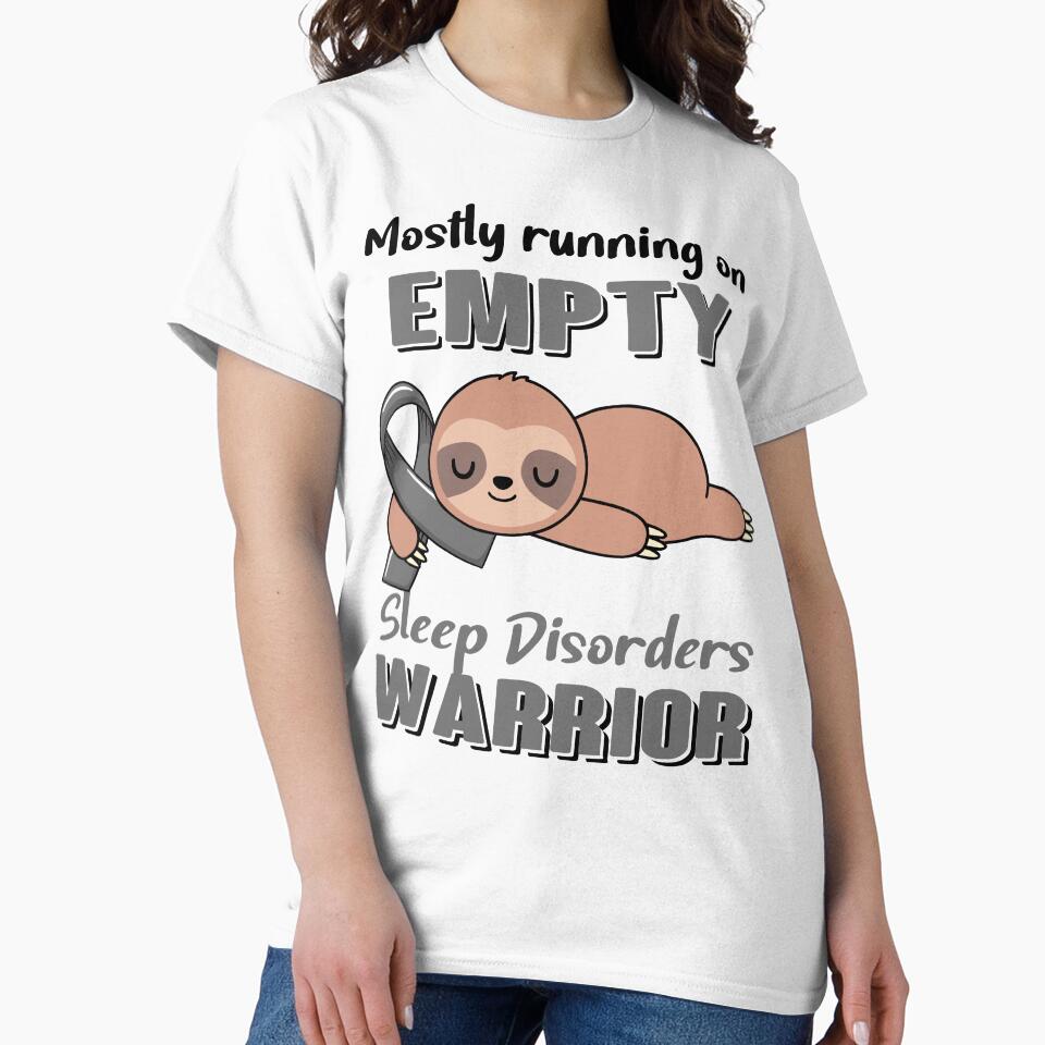 Mostly Running On Empty Sleep Disorders Warrior by Brad-FI Unisex , , , Long Sleeve Tee