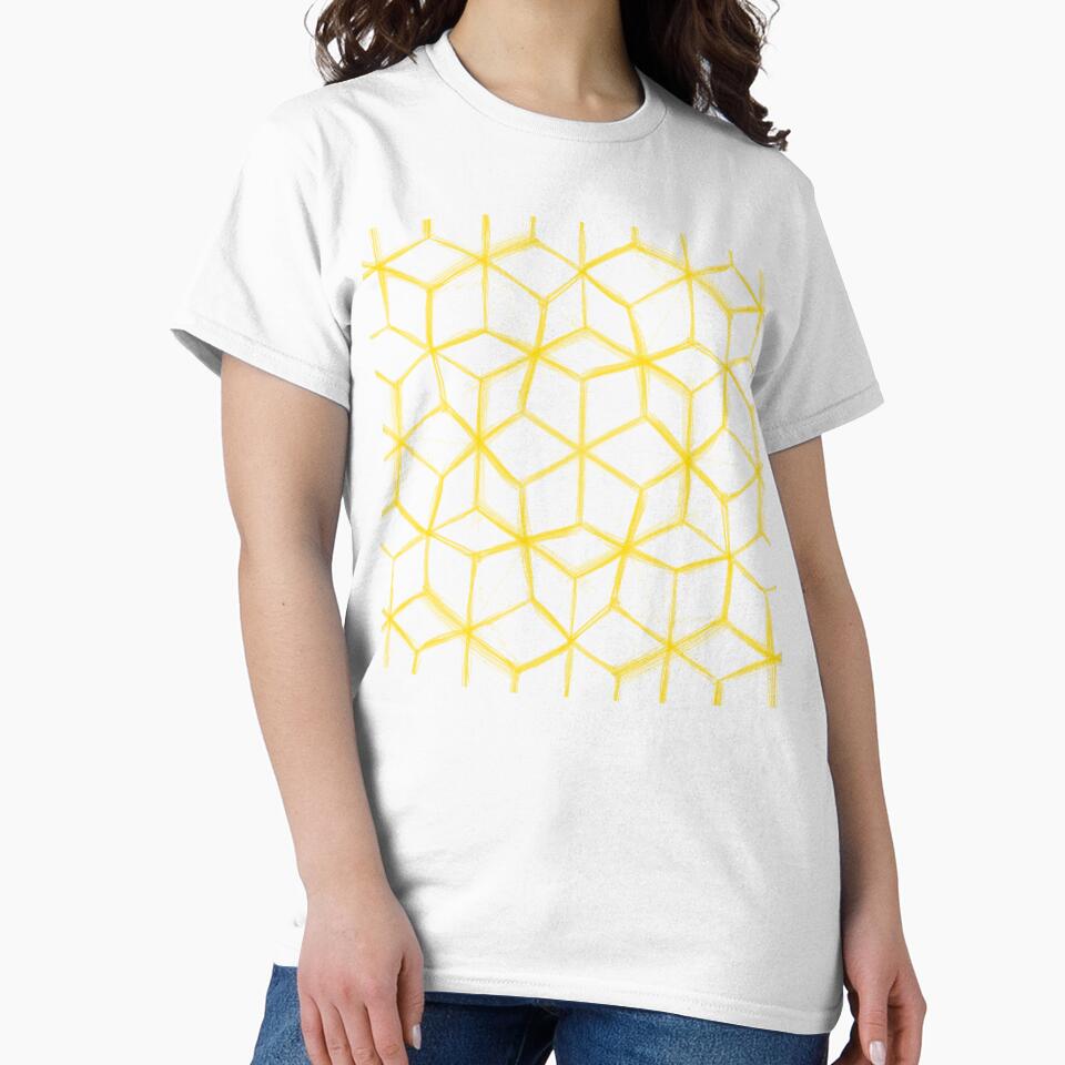 Six sided star pattern by CrimsonFeather7 Unisex , , , Long Sleeve Tee