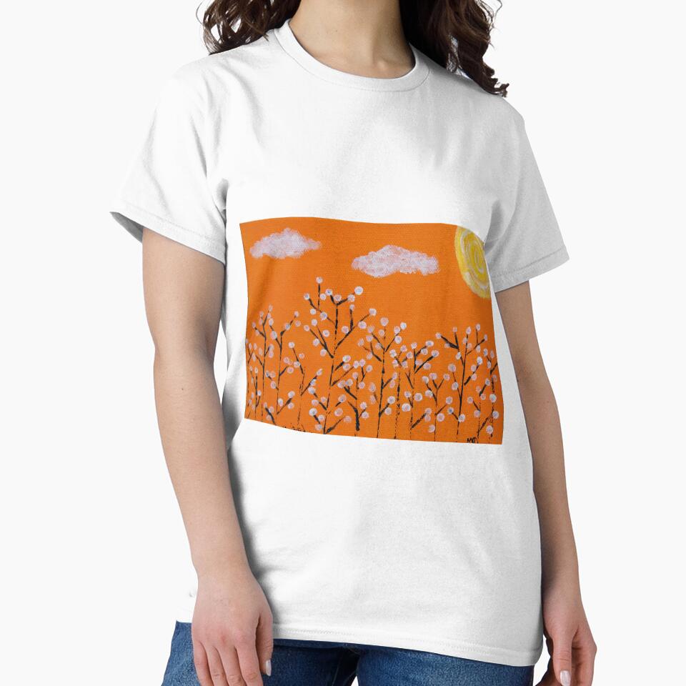 Cotton Clouds by Meginsideout Unisex , , , Long Sleeve Tee