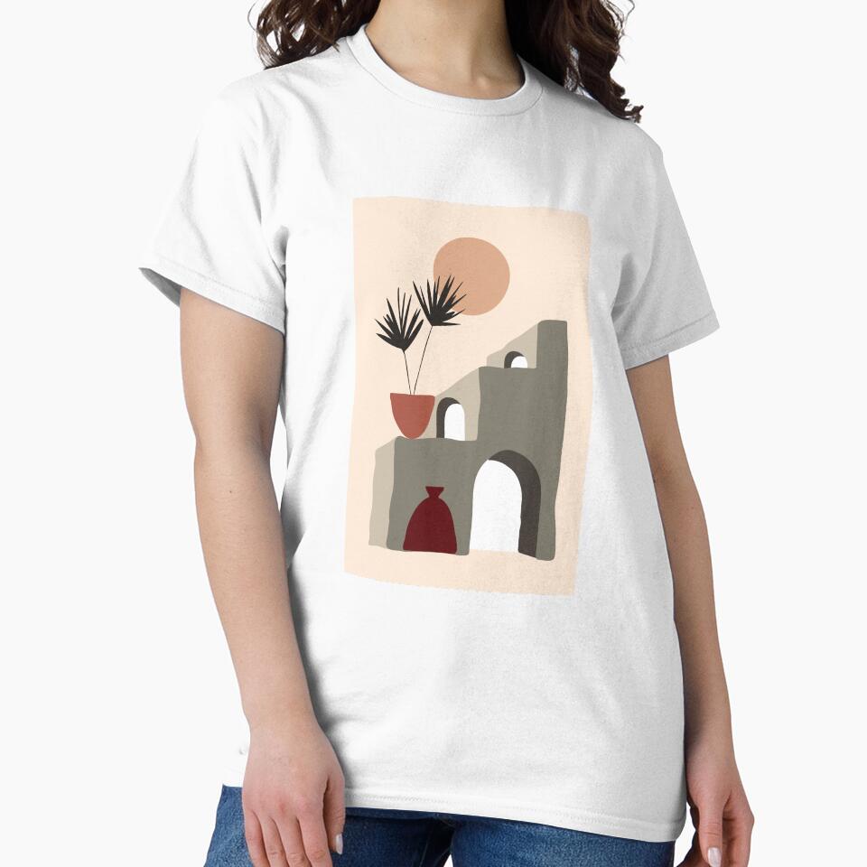 Marrakesh Moroccan Landscape Mid Century Modern by printheavenart