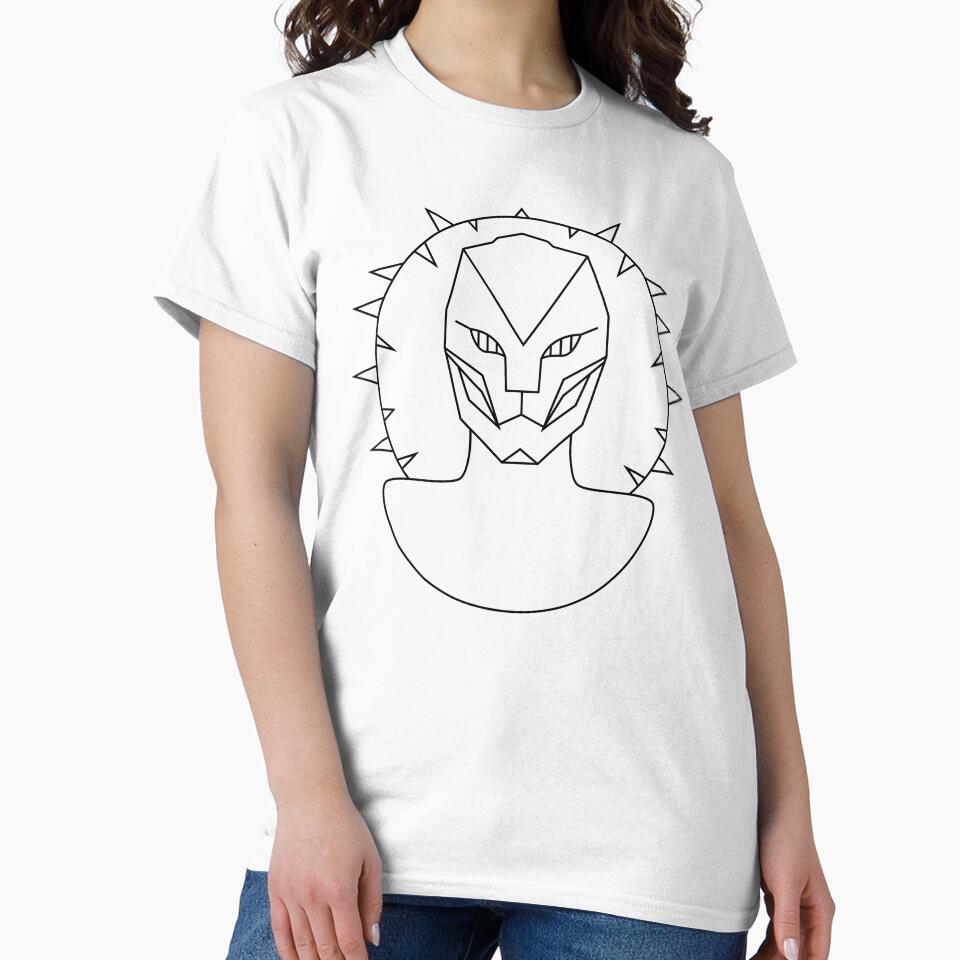Geometric feline with spiked halo by estebansequeira
