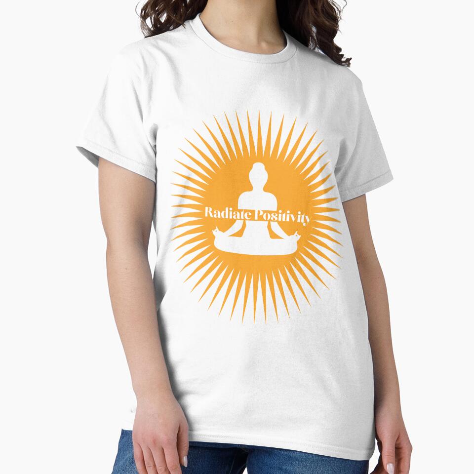 Inspirational Yoga, Radiate Positivity by wellie-chic