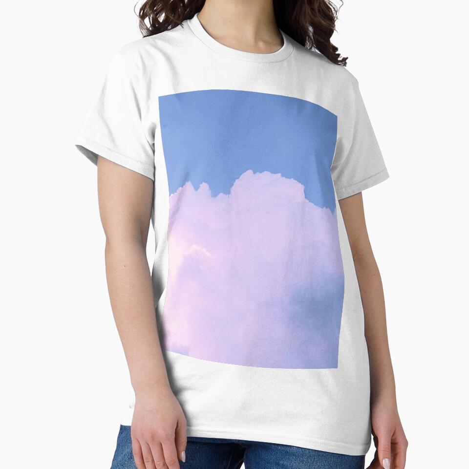 #03#Cloud#Sky#light by ESCAPZ Unisex , , , Long Sleeve Tee