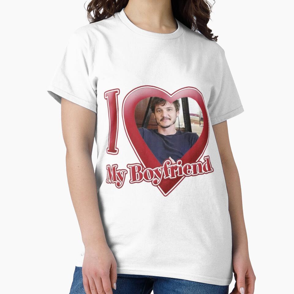 I love my boyfriend Pedro Pascal by Nuubsz__ Unisex , , , Long Sleeve Tee