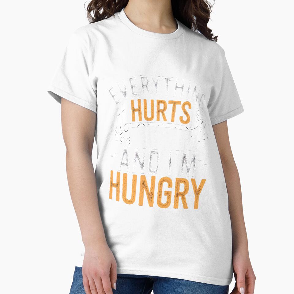 Gym Meme hungry by CandyVenom Unisex , , , Long Sleeve Tee