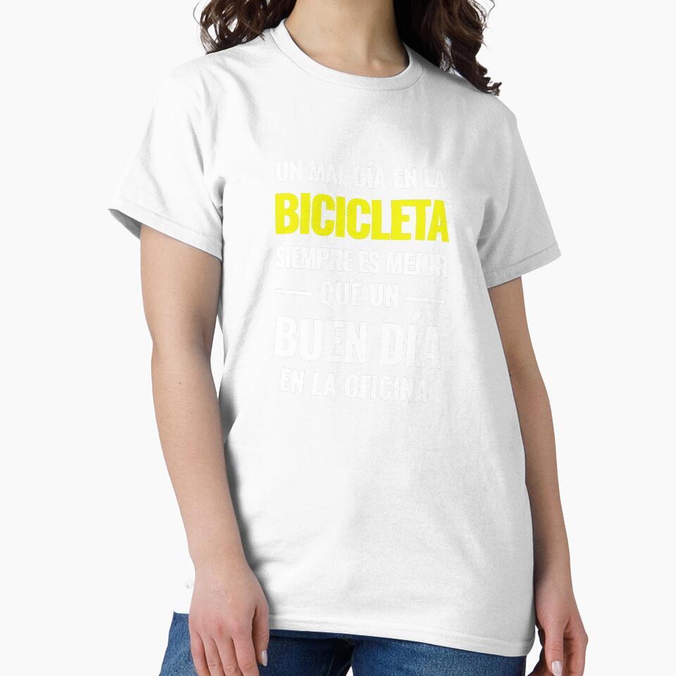 “A BAD DAY ON THE BIKE IS ALWAYS BETTER THAN A GOOD DAY AT THE OFFICE” by solaenbici Unisex , , , Long Sleeve Tee