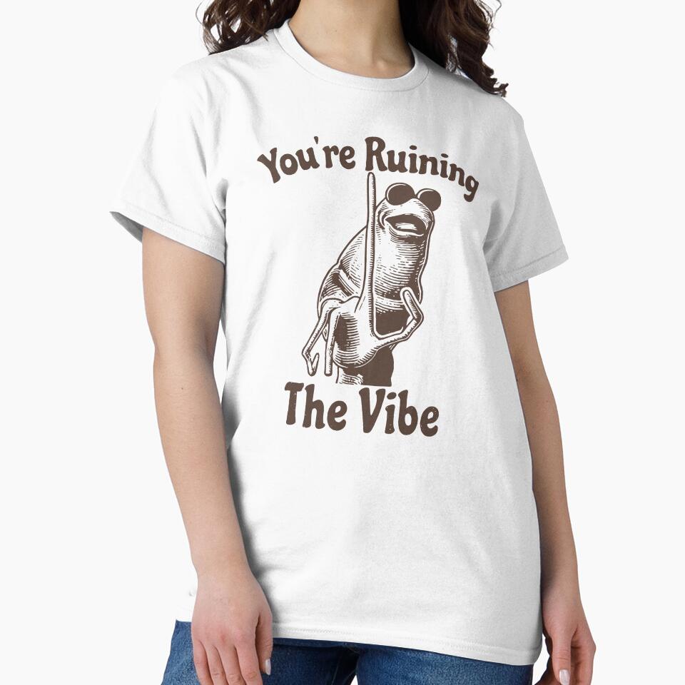 Marcus The Worm You're Ruining The Vibe by modoodles357 Unisex , , , Long Sleeve Tee