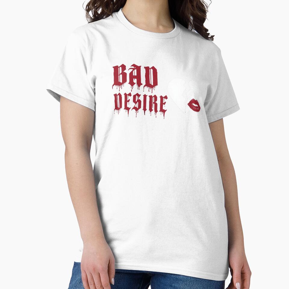Bad Desire Shirt – Broken Heart Gothic Love by MoonLightFX Unisex , , , Long Sleeve Tee