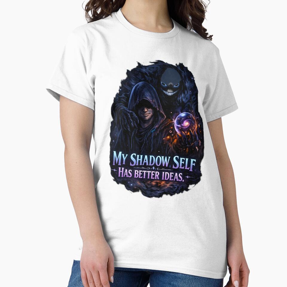 My Shadow Self Has Better Ideas by ChaoticVibe22 Unisex , , , Long Sleeve Tee