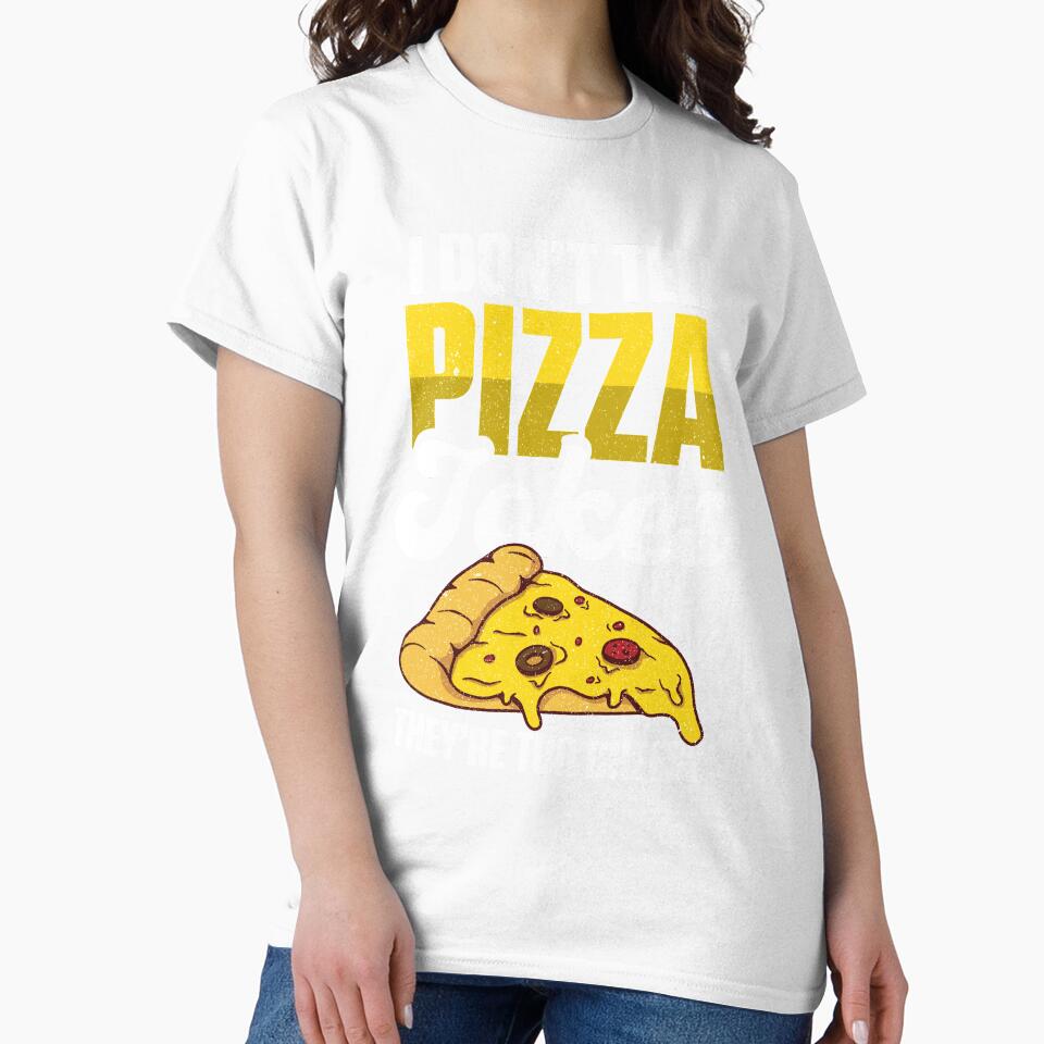 Junk Food I Don’t Tell Pizza Jokes They’re Too Cheesy Funny Foodie by MagicSD Designs Unisex , , , Long Sleeve Tee