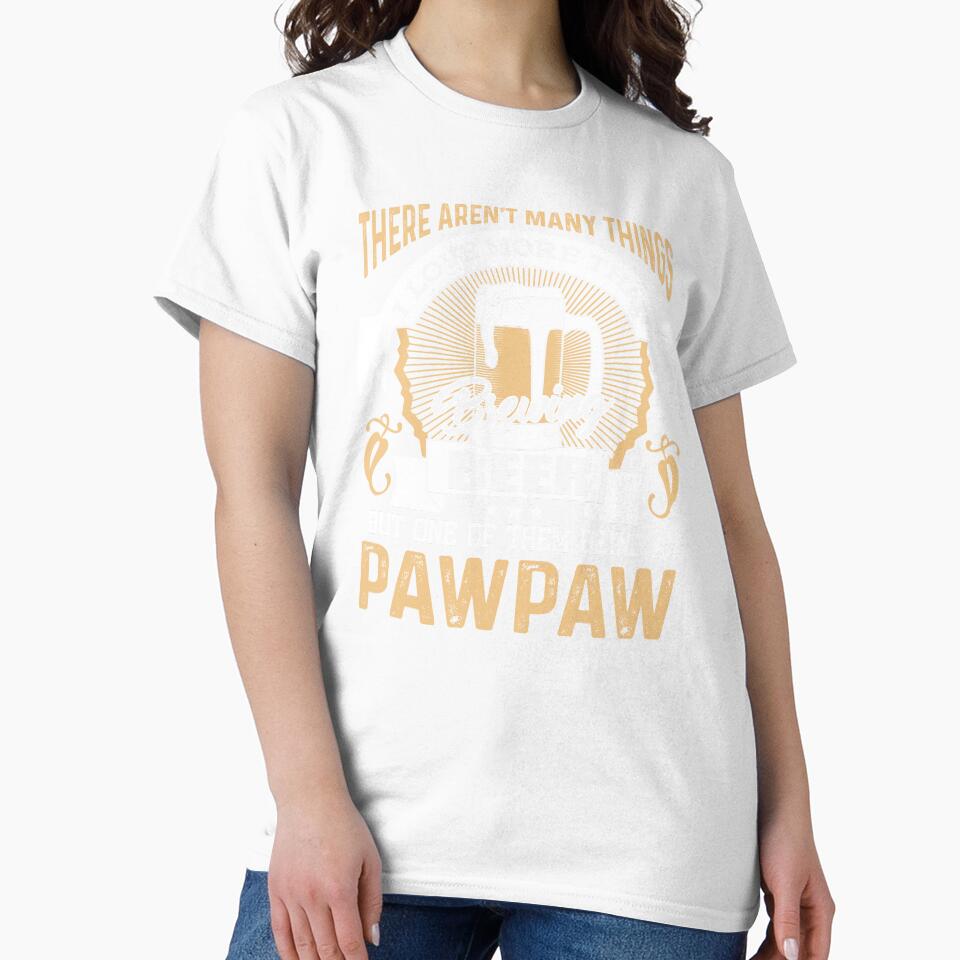 Being A Pawpaw And Love Beer Brewing by UnknownArtistt Unisex , , , Long Sleeve Tee