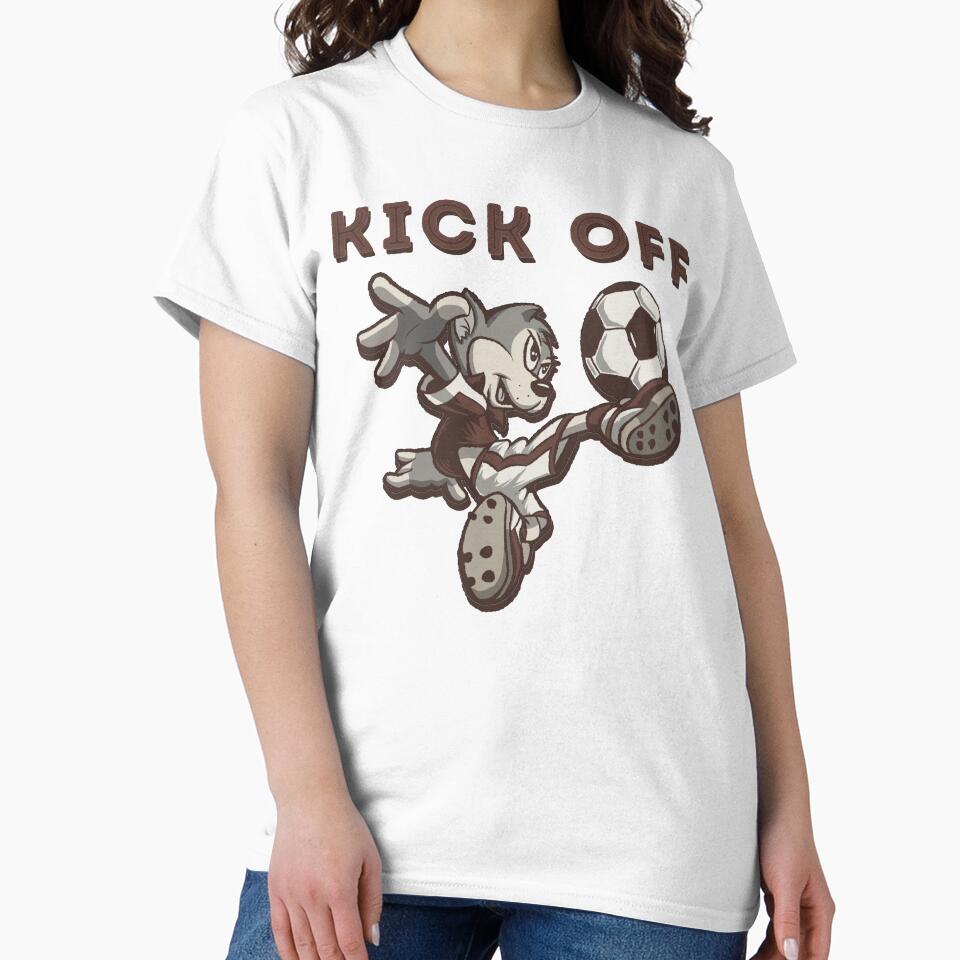 kick off vintage cute cartoon football player cat mascot - embroidery iron patch textured graphic artwork by hayrpictures