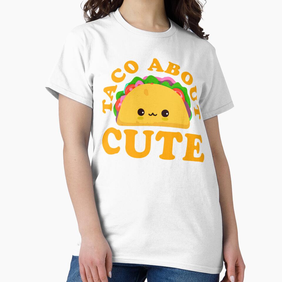 Taco About Cute Baby GIft Taco Design by narekmug Unisex , , , Long Sleeve Tee