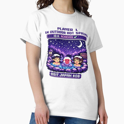 8BIT Retro Pixel Game Style Japanese Hot Spring Design by maaameee