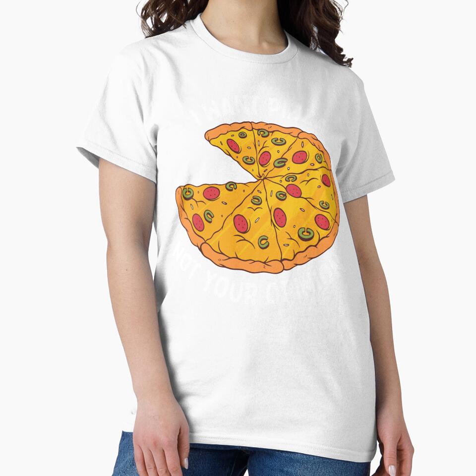I Want Pizza Not Your Opinion by OnepixArt Unisex , , , Long Sleeve Tee