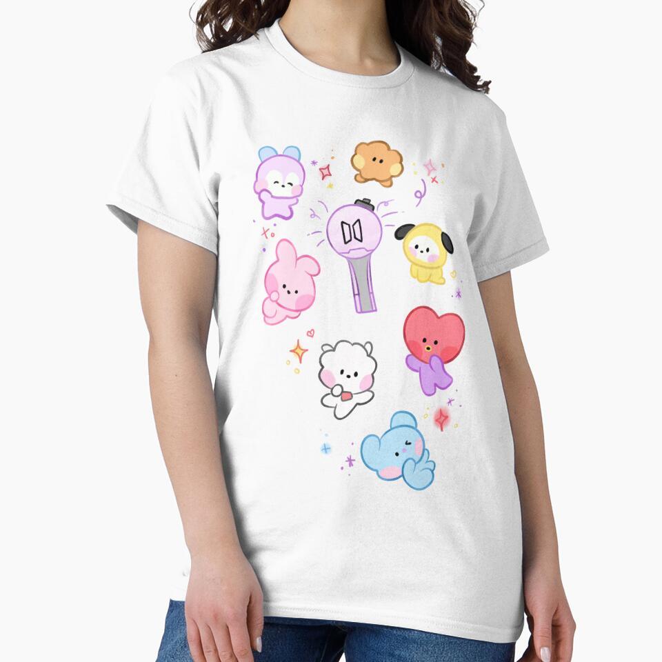 BTS chibi by Aakanksha97 Unisex , , , Long Sleeve Tee