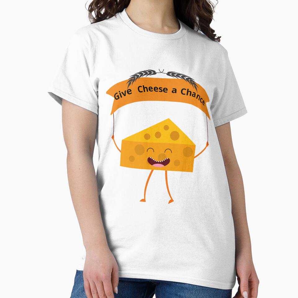 Cute Cheese Pun Funny by Life Is Beautiful Unisex , , , Long Sleeve Tee