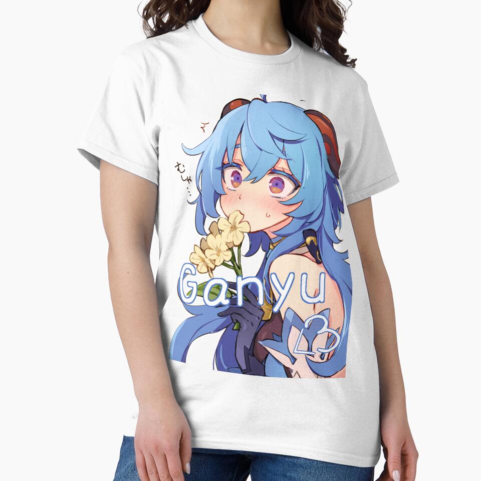 Ganyu Love by 5Dora Unisex , , , Long Sleeve Tee