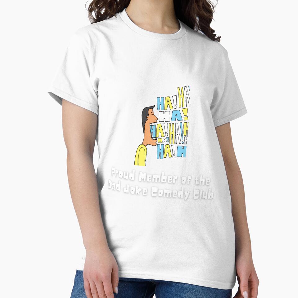 Proud Member of Dad Joke Comedy Club by friendlyspoon Unisex , , , Long Sleeve Tee