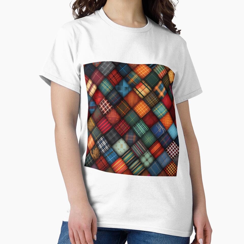 "Shard of Tiles" by Art-Vortex-fr Unisex , , , Long Sleeve Tee