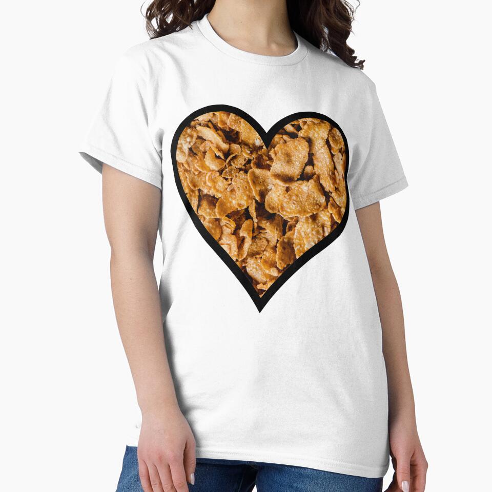 Heart Full of Cereal by BuzzySpaceBee Unisex , , , Long Sleeve Tee
