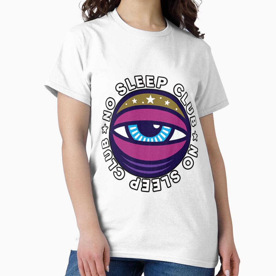 Do you wanna join no sleep club by M0gPrint Unisex , , , Long Sleeve Tee