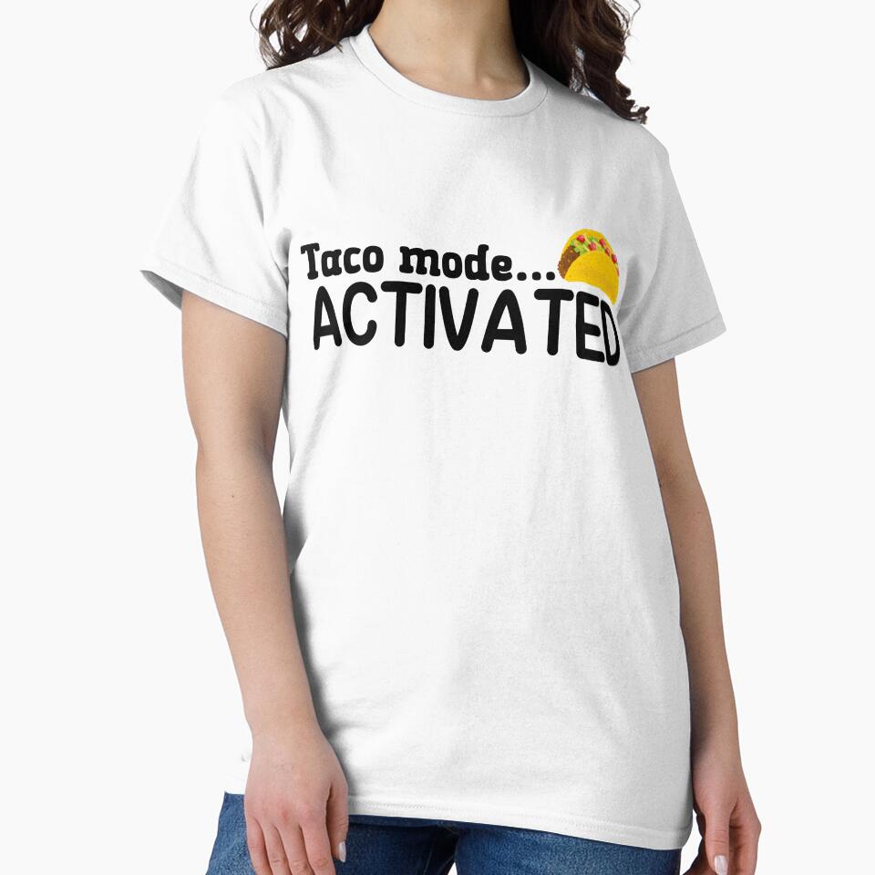 Taco Mode Activated by Whackadoodletee Unisex , , , Long Sleeve Tee