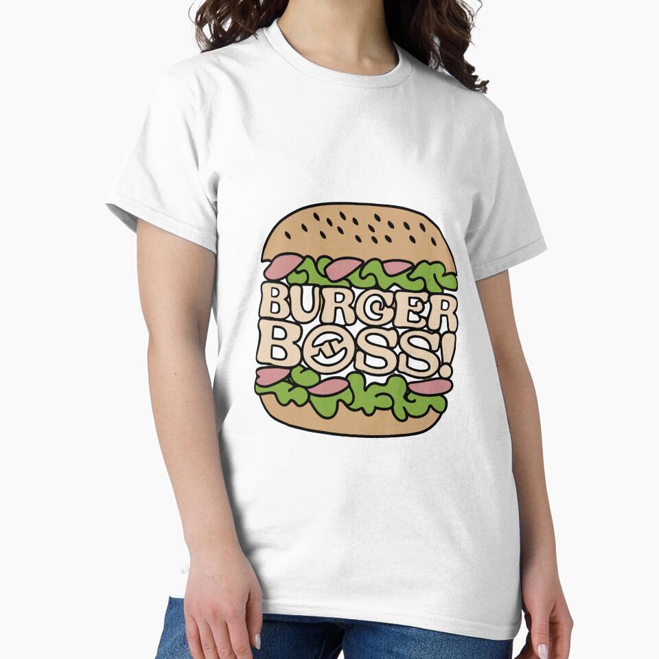 BURGER BOSS DESIGN by ASTROFITZ Unisex , , , Long Sleeve Tee
