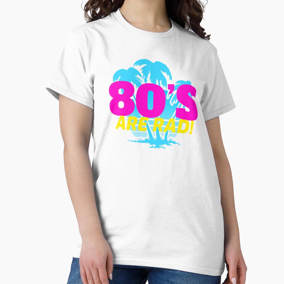 80s are rad by expressiveprint Unisex , , , Long Sleeve Tee