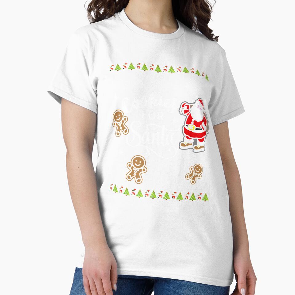 Cookies for Santa Ugly Christmas Premium by JacksonCruz Unisex , , , Long Sleeve Tee