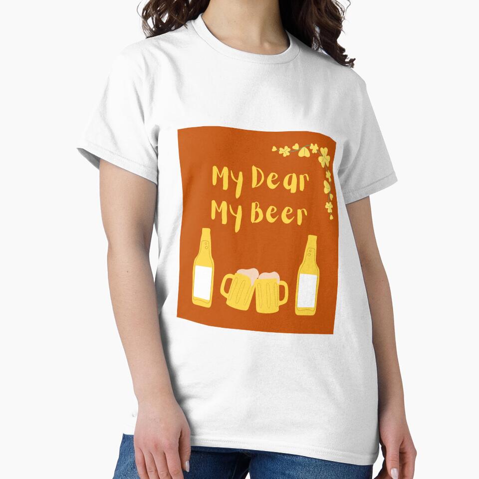 My dear my beer. This is for beer lovers. by APURU Unisex , , , Long Sleeve Tee