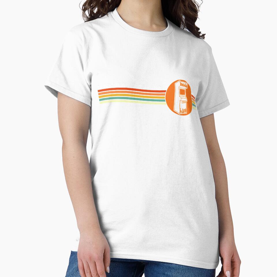 Classically Trained Gamer Vintage Retro Gaming Arcade 80s by majuga Unisex , , , Long Sleeve Tee