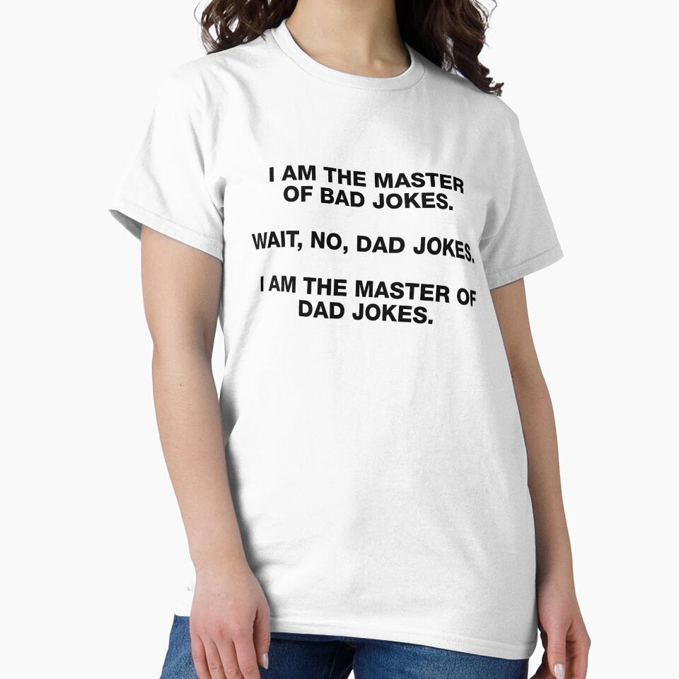 I AM THE MASTER OF BAD JOKES by atom-smasher Unisex , , , Long Sleeve Tee