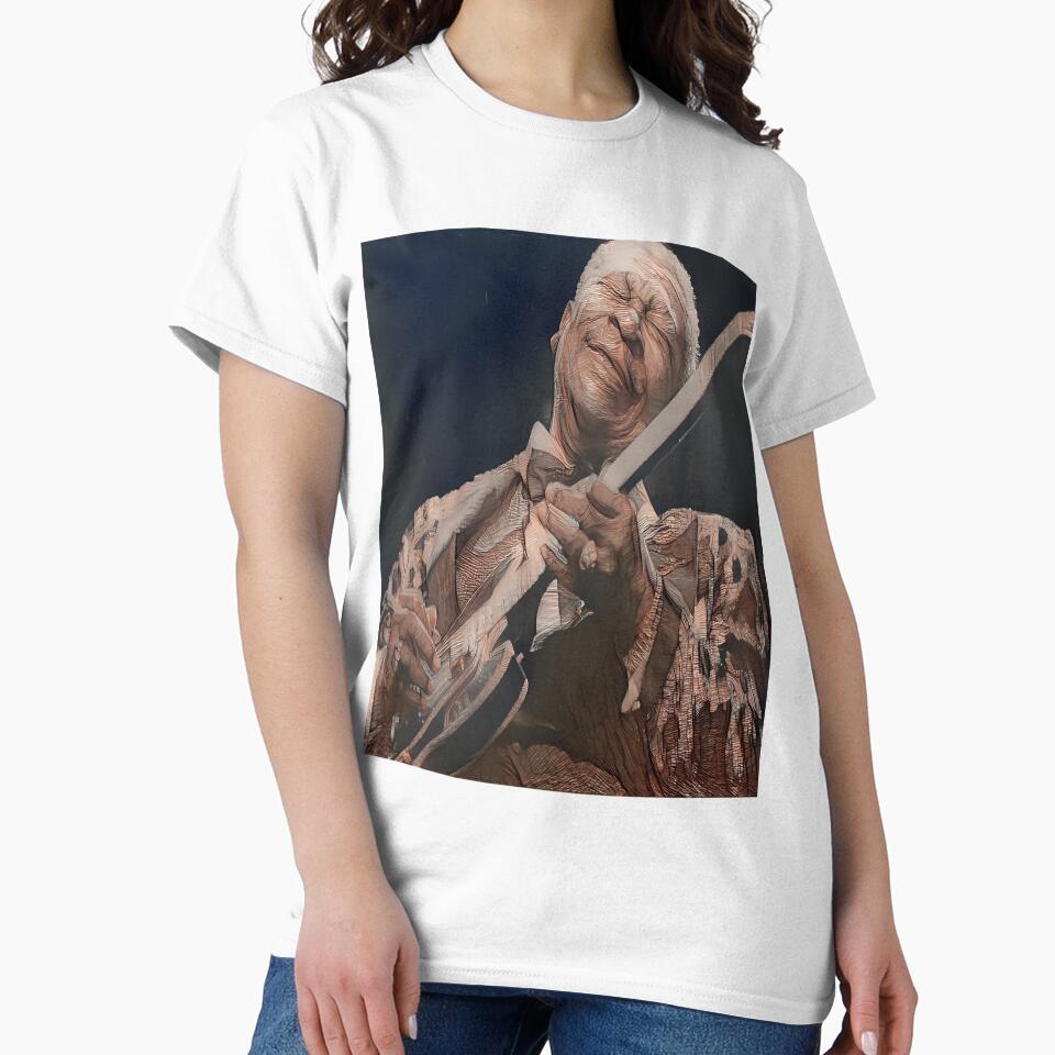 Bb-King-Illustration-Premium-Design by rafaelmona99 Unisex , , , Long Sleeve Tee