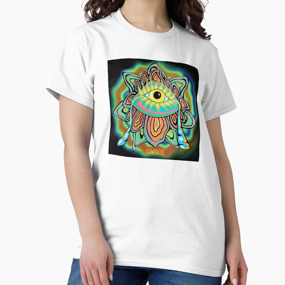 Yoni Rainbow Flower Trip 4/6 (black vignette) | Yonis Eye | Frisoli by Alexandria Frisoli