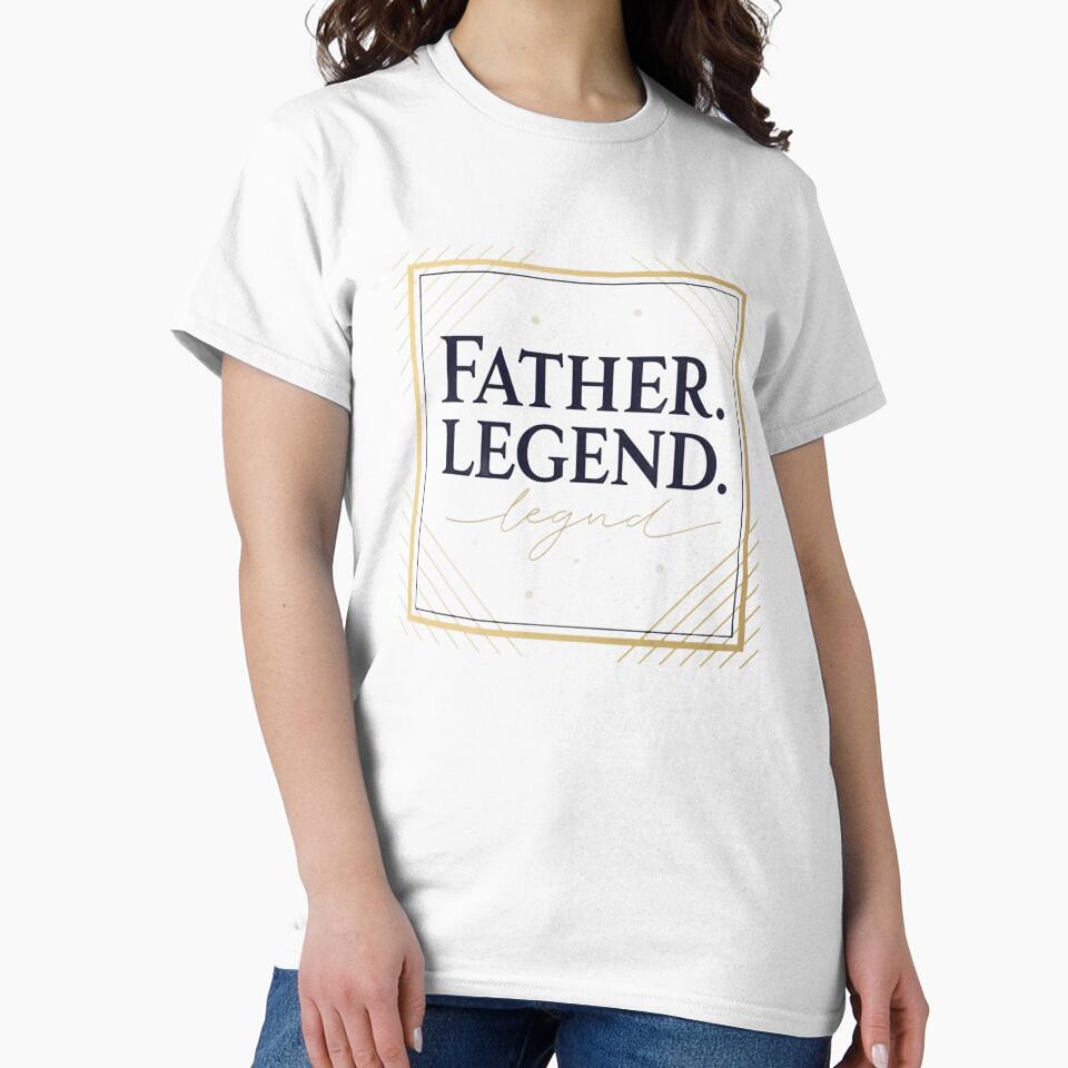 Father Legend Minimal Design by Erik Visnievskij Unisex , , , Long Sleeve Tee
