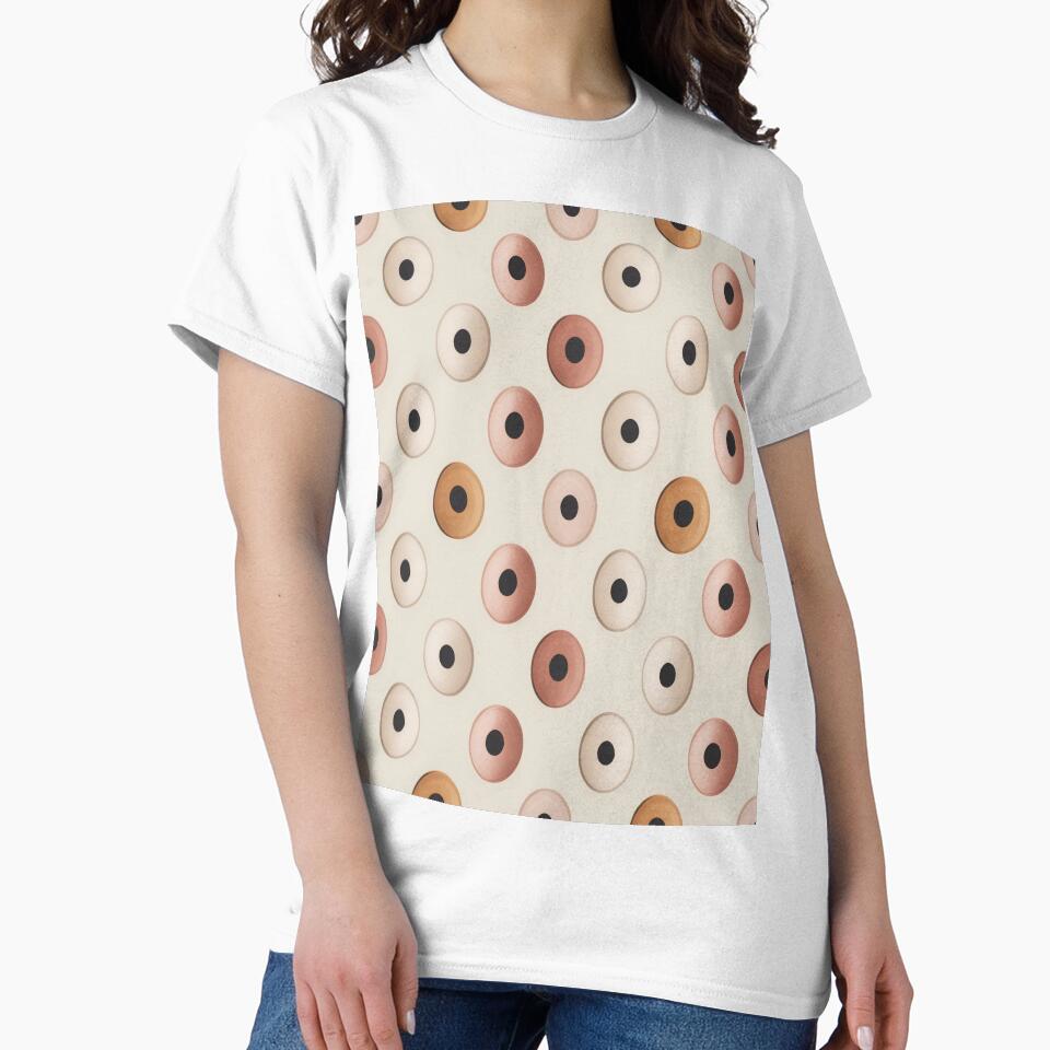 Organic Polka Dot Pattern – Scandinavian Minimalist Hand-Painted Design by Tamas Das