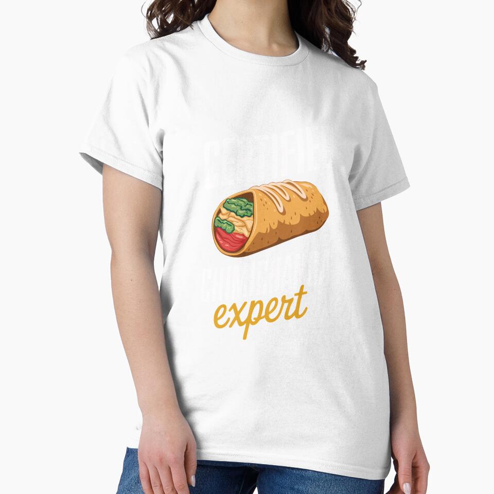Certified Chimichanga Expert Food Lover Men Women Kids by rafaeltto Unisex , , , Long Sleeve Tee