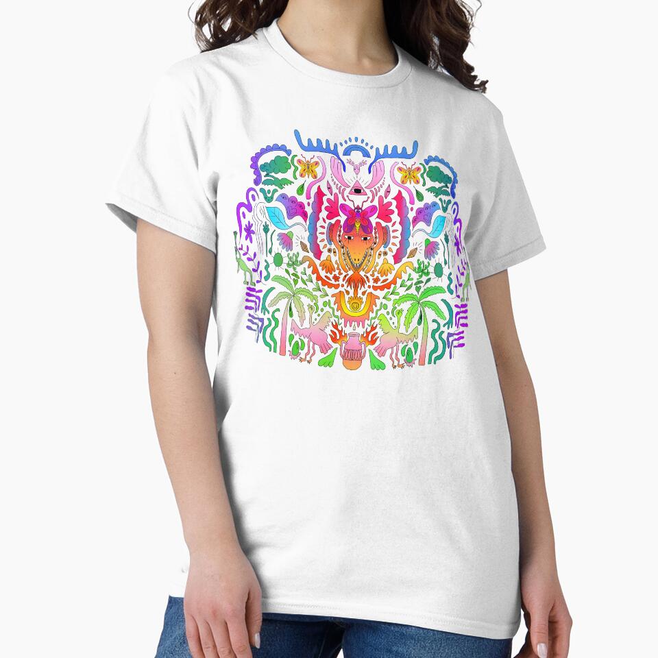 'Dragon Breath'  Colorful, Psychedelic, Symmetrical Print by Venus-in-Virgo