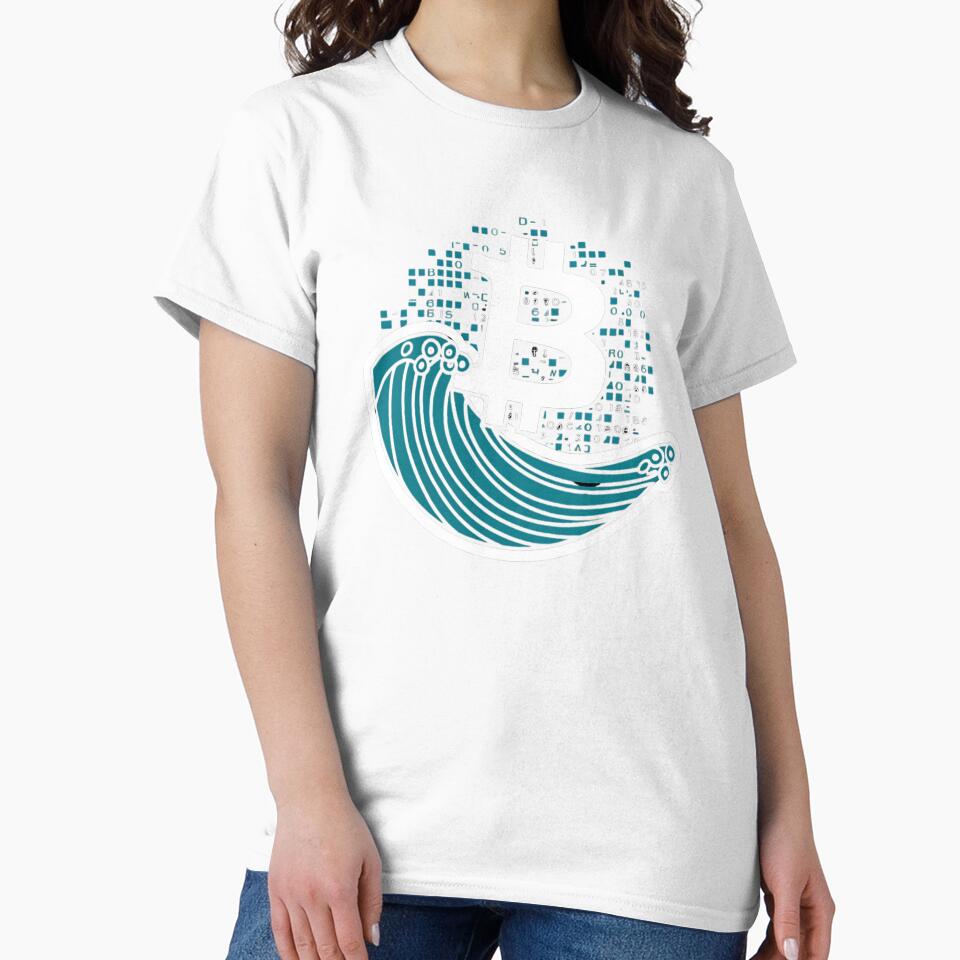 BTC Minimal Edge Shirt by RadDeck Unisex , , , Long Sleeve Tee