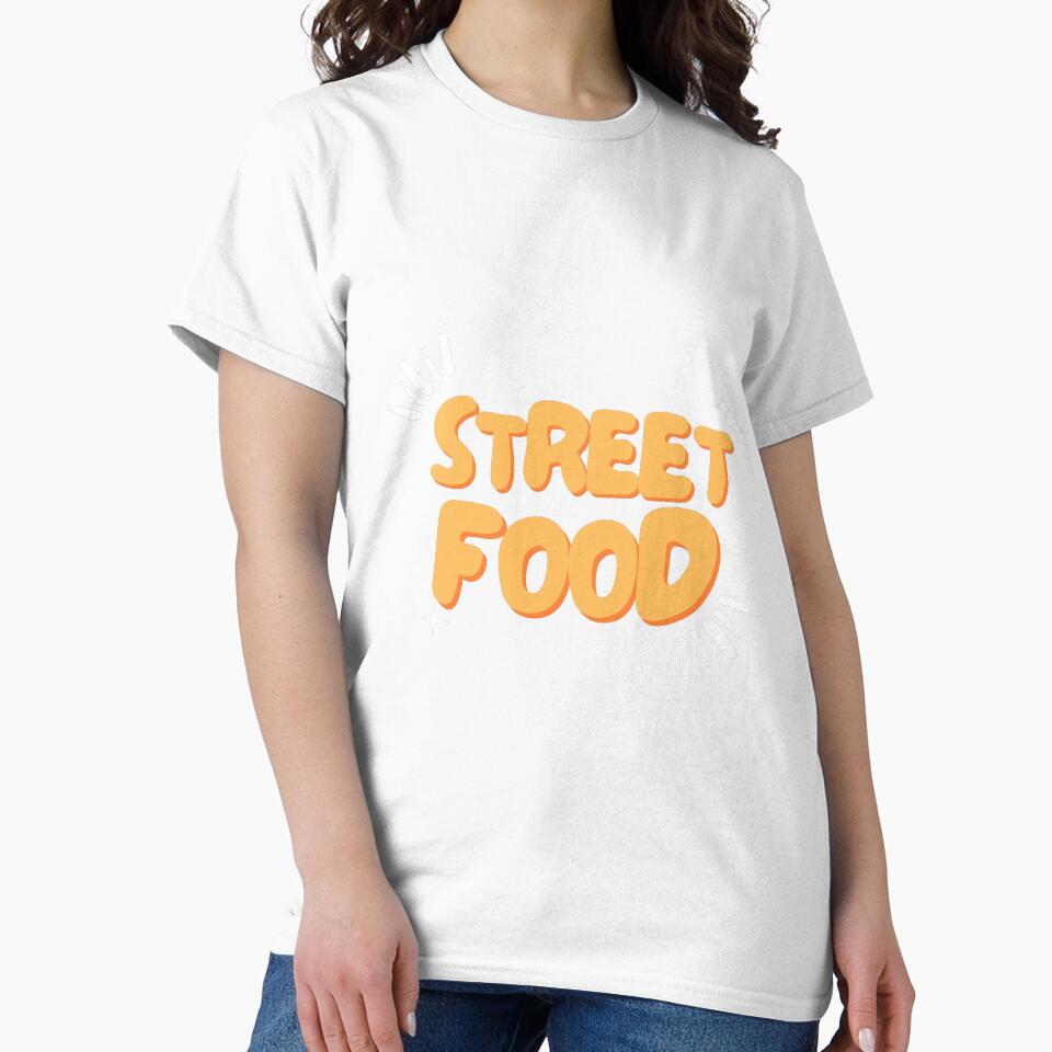 Street Food Design by derendesign Unisex , , , Long Sleeve Tee