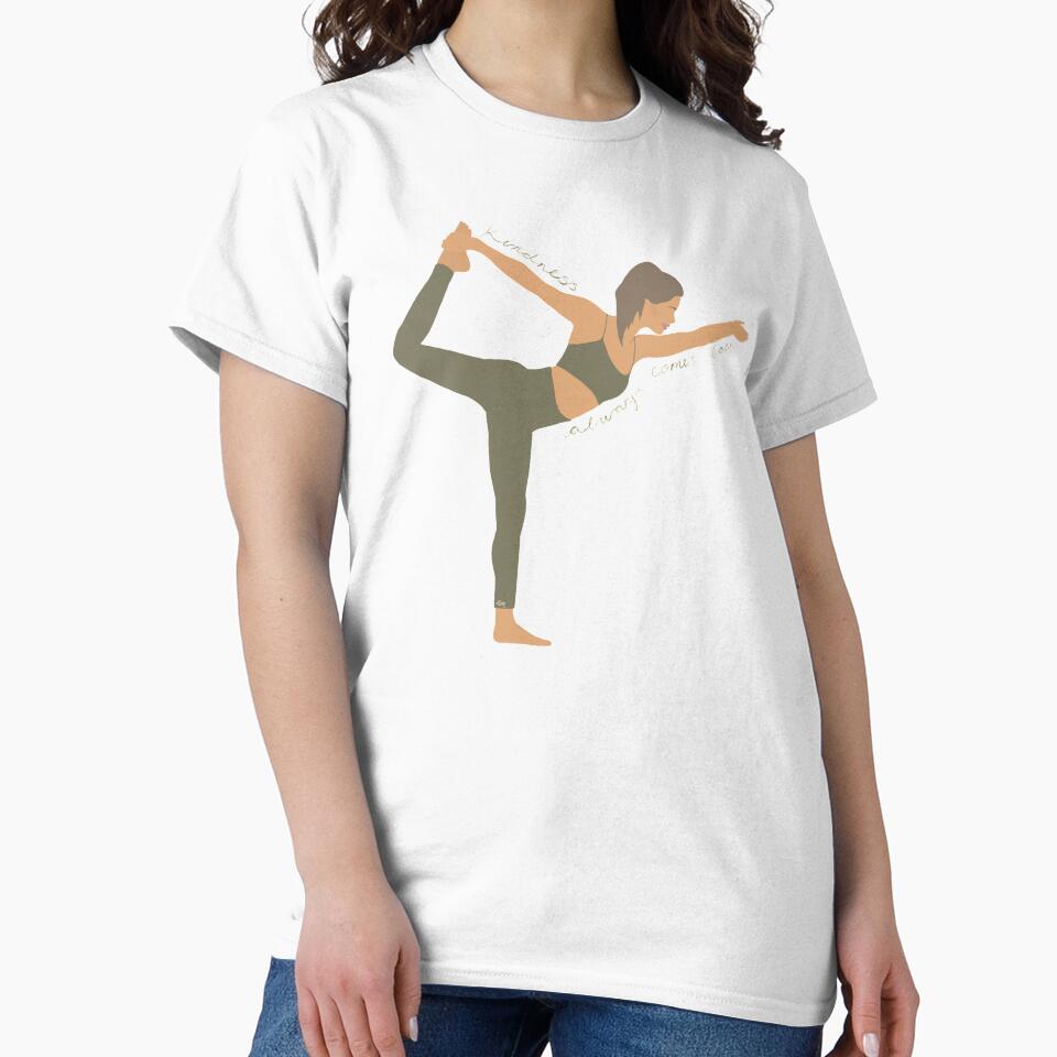Kindness always comes back yoga art by martinmakesart