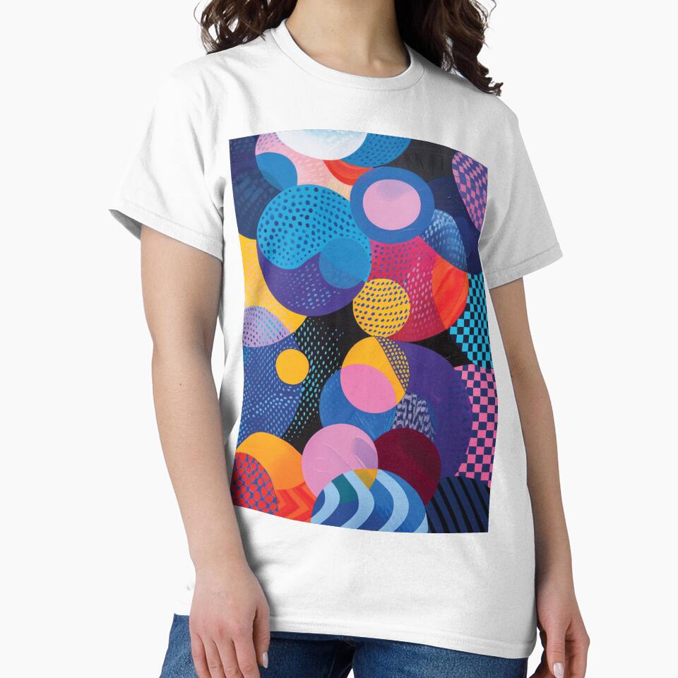 Eclectic Patterned Circles with Vivid Geometric Textures by DGtaLrtcom