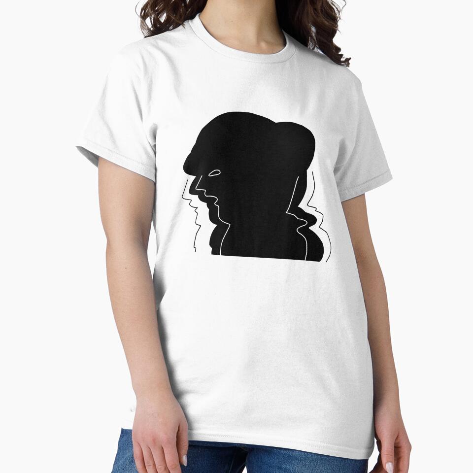 Minimalist Shadowed man line art by Artbysaeme