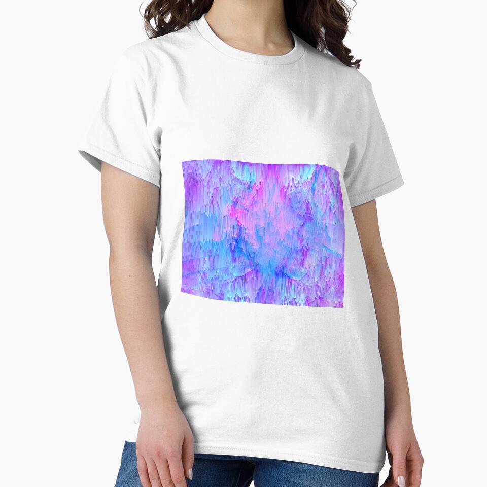 Glitch Mountains by Nerddegreeburns Unisex , , , Long Sleeve Tee