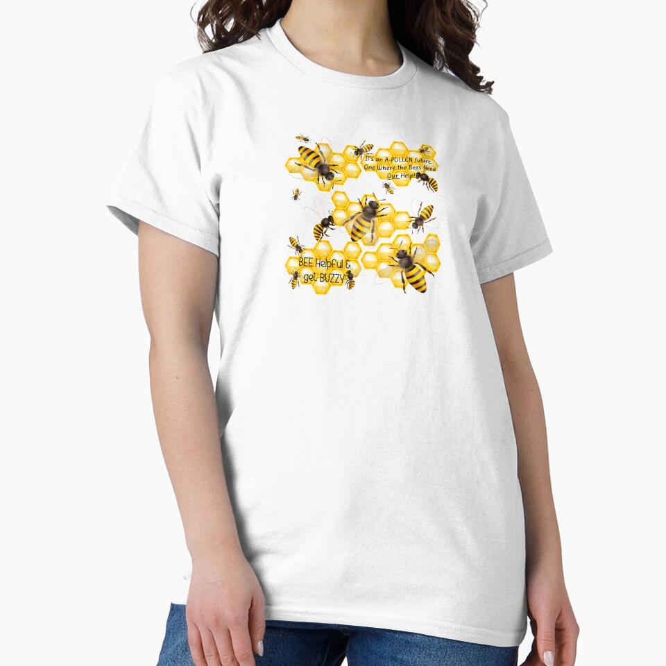 Needy Bee Puns! (On Black) by PawsitiveMum Unisex , , , Long Sleeve Tee