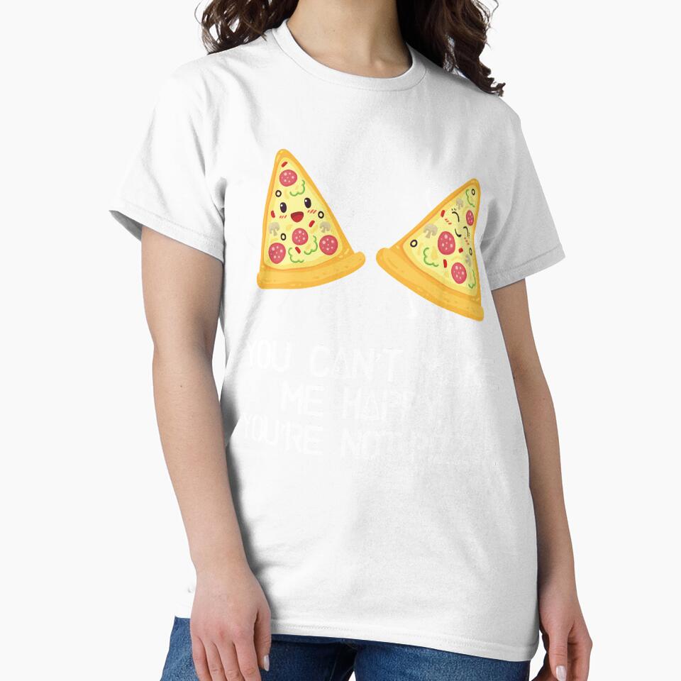 You can't make me happy, you are not pizza by inspiredtrend Unisex , , , Long Sleeve Tee
